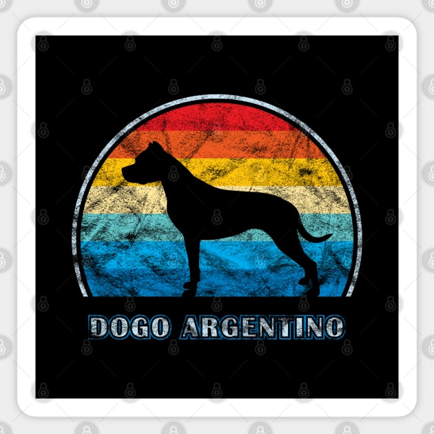 Dogo Argentino Vintage Design Dog Sticker by millersye